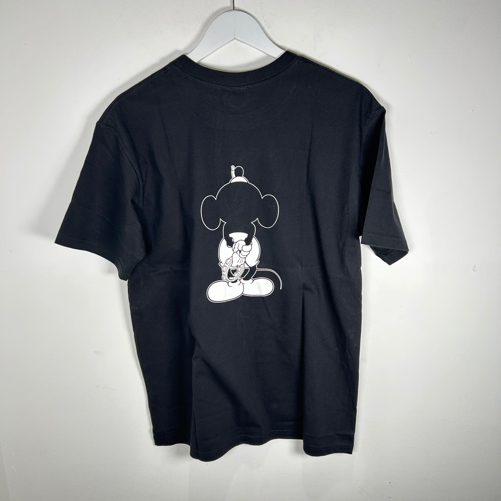 Number (N)ine Black Mickey Microphone T-Shirt Size 4