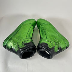 Maison Margiela Green Glitter Gradient High-Top Futures Size 41