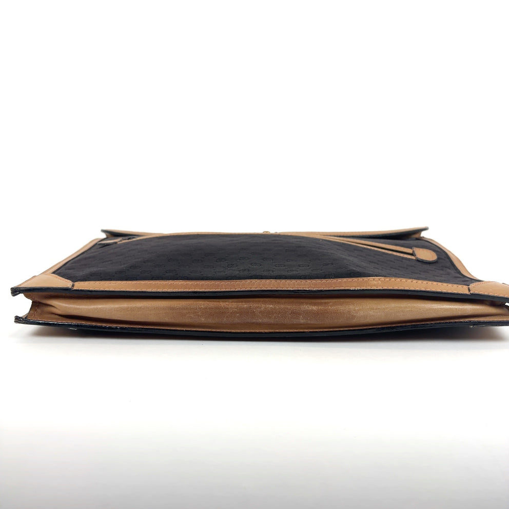 Gucci Vintage Micro Mongram Laptop Clutch