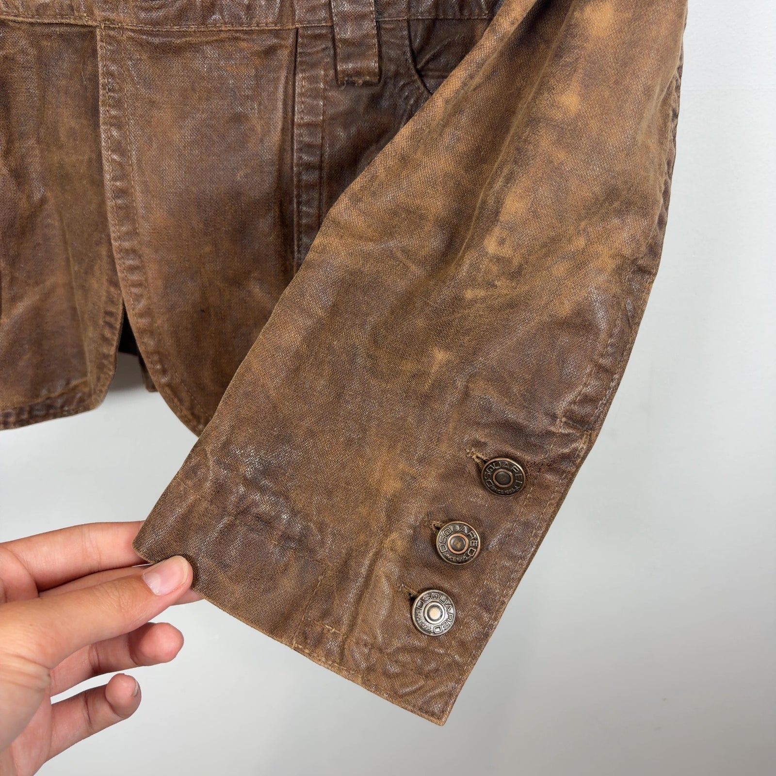 DSquared2 Waxed Canvas Jacket