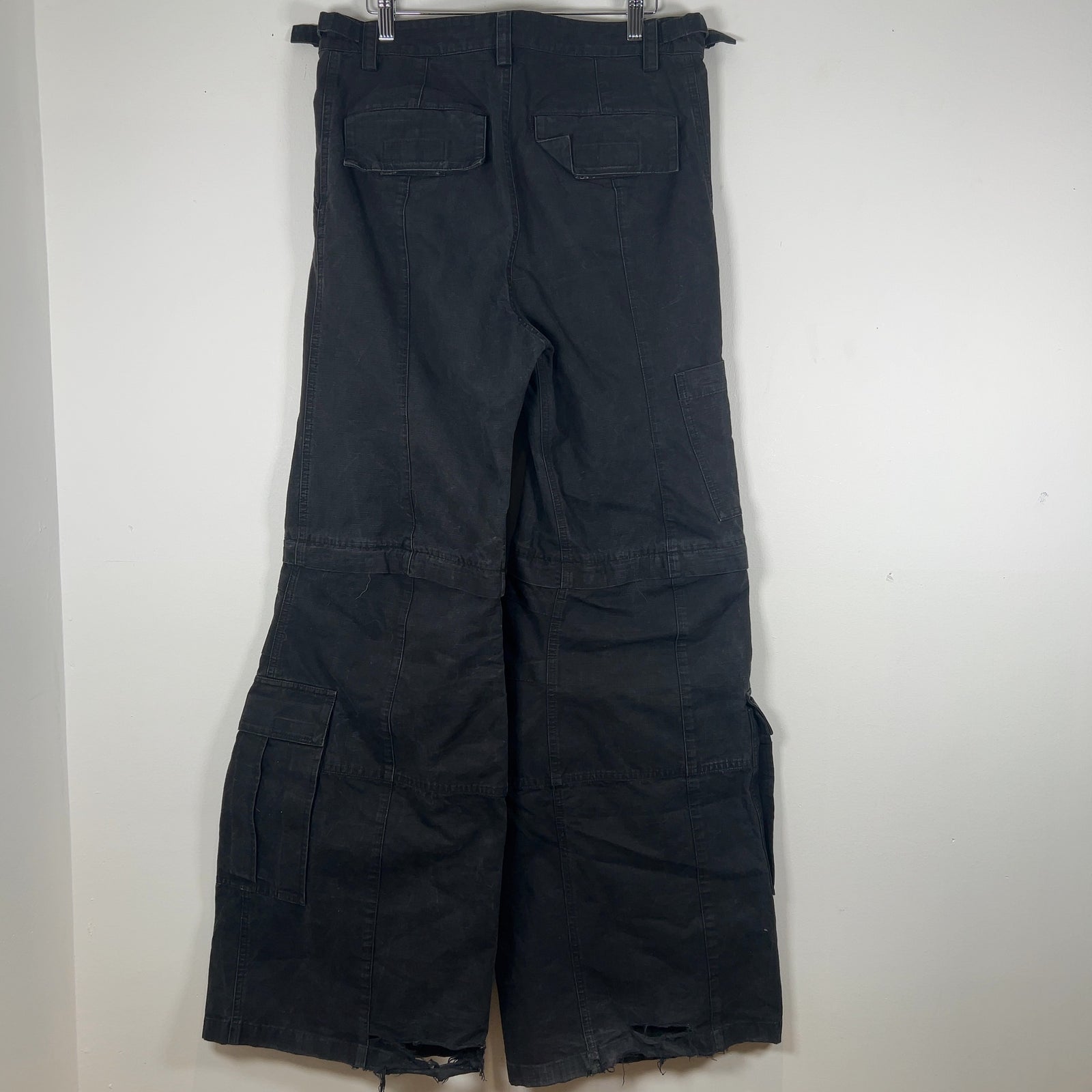 Balenciaga Flared Cargo Convertible Pants