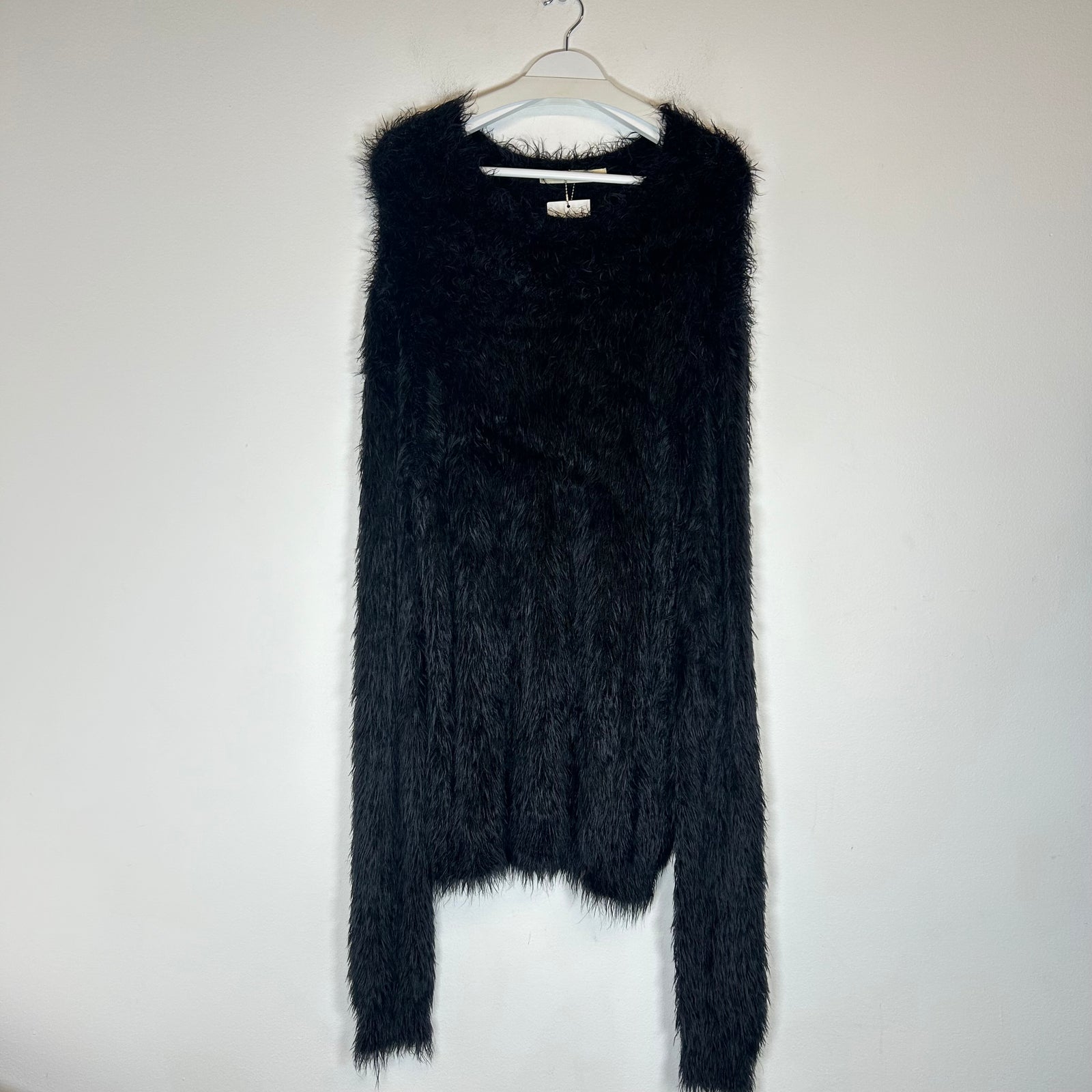 Alyx Black Fur Sweater Size XL
