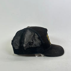 Chrome Hearts Black/Gold CH Hollywood Corduroy Trucker Hat