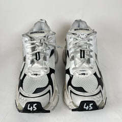 Balenciaga White/Black Gradient Runner Size 45