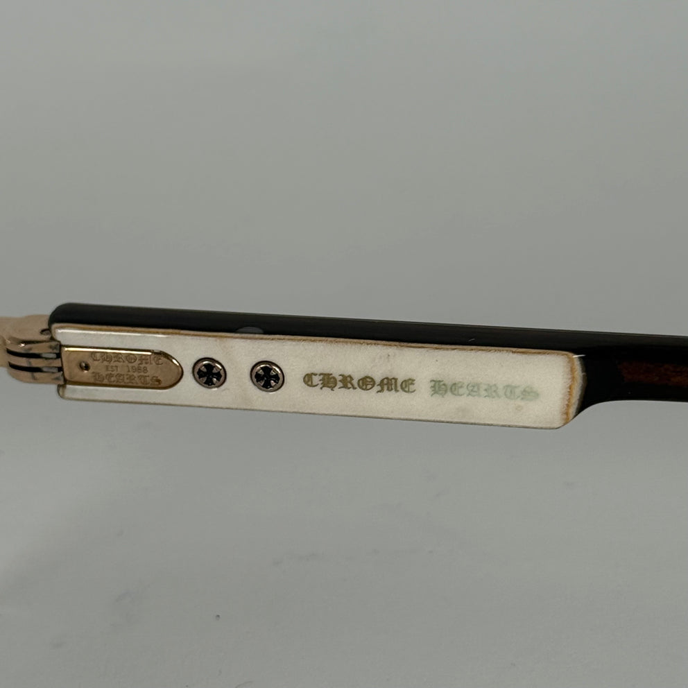 Chrome Hearts White / 18k Gold Deep 2 Glasses
