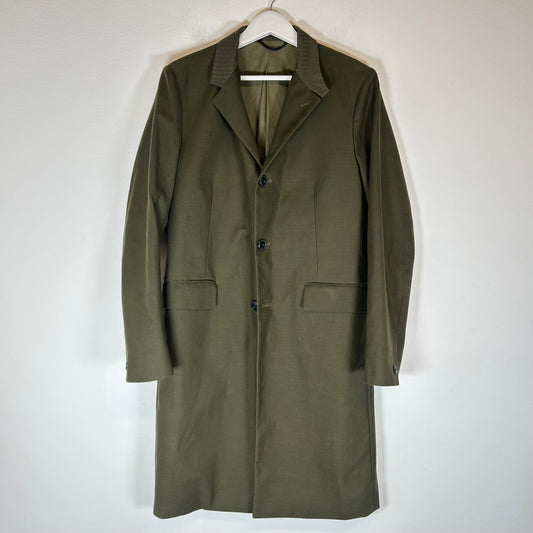 Rag & Bone Olive Cotton Trench Coat Size XS