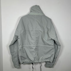 Burberry Brit Teal Rain Button-Up Jacket Size Medium