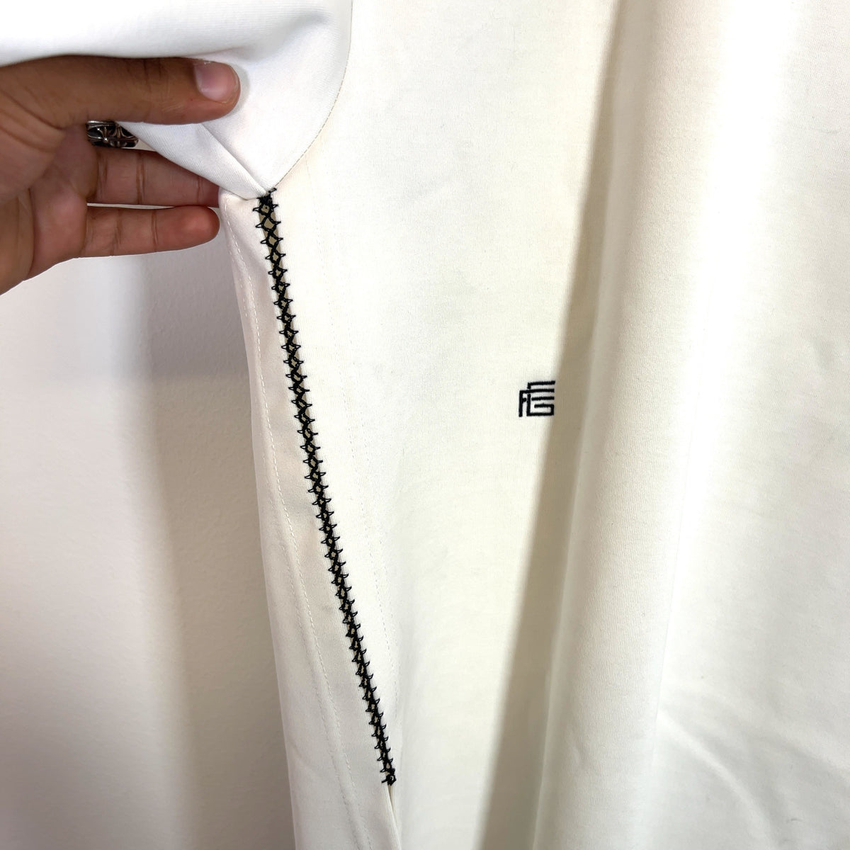Fumito Ganryu Contrast Stitch T-Shirt