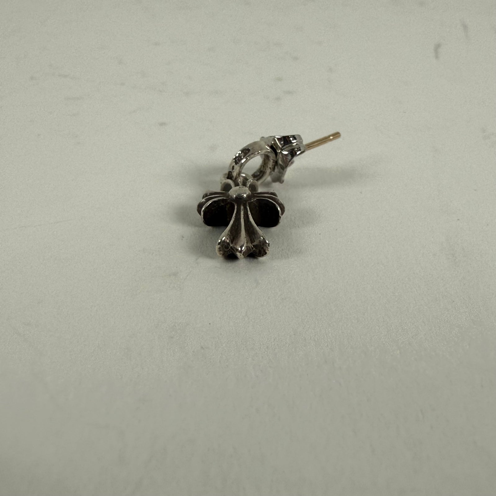 Chrome Hearts Pave Diamond .925 Baby Fat Earring