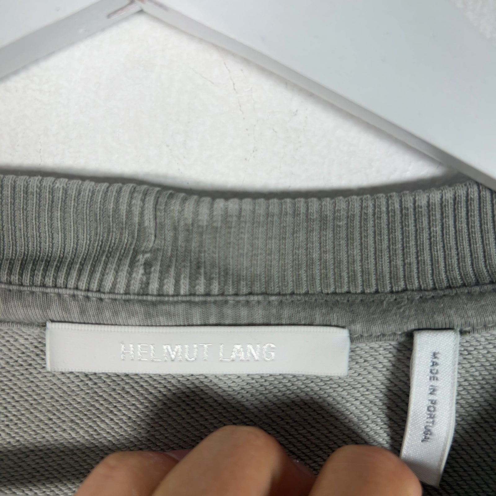 Helmut Lang Patchwork HL Crewneck Sweatshirt