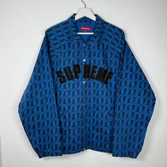Supreme All Over Panther Snap Button Jacket Size XL