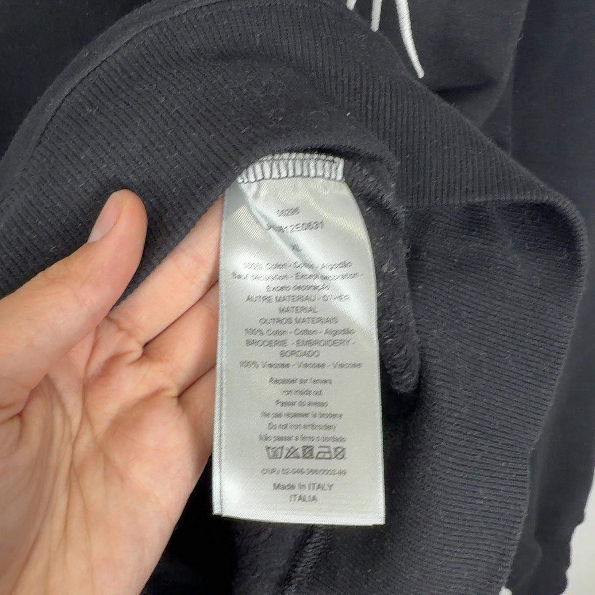 Dior x Raymond Pettibond Logo Crewneck Sweatshirt