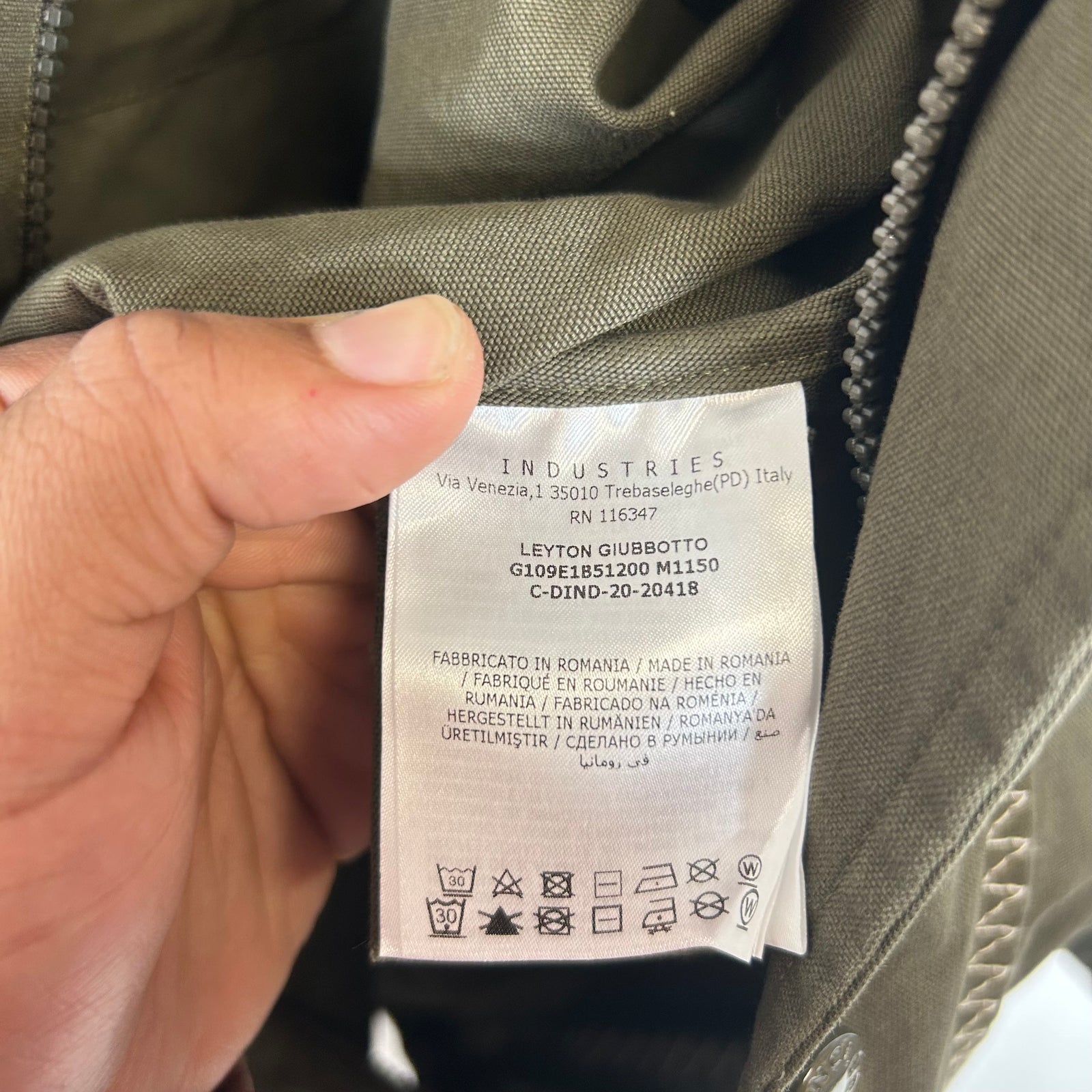 Moncler Genius x JW Anderson Olive Yacht Jacket Size 4