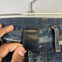 Dior Homme Dark Blue Wash Jake Denim Jeans Size 27