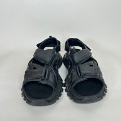 Balenciaga Triple Black Track Sandal Size 44