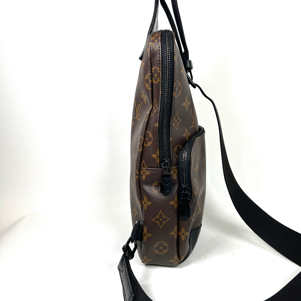Louis Vuitton Monogram Macassar Avenue Sling Bag