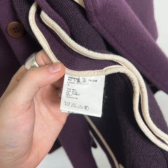 Undercover A/W13 Ribcage Wool Trench Size 3