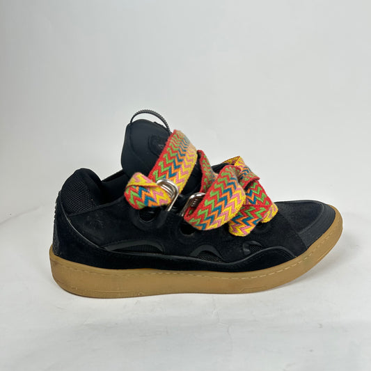 Lanvin Black Curb Sneaker Size 44