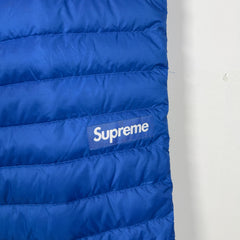 Supreme Blue Micro Puffer Sweatpants