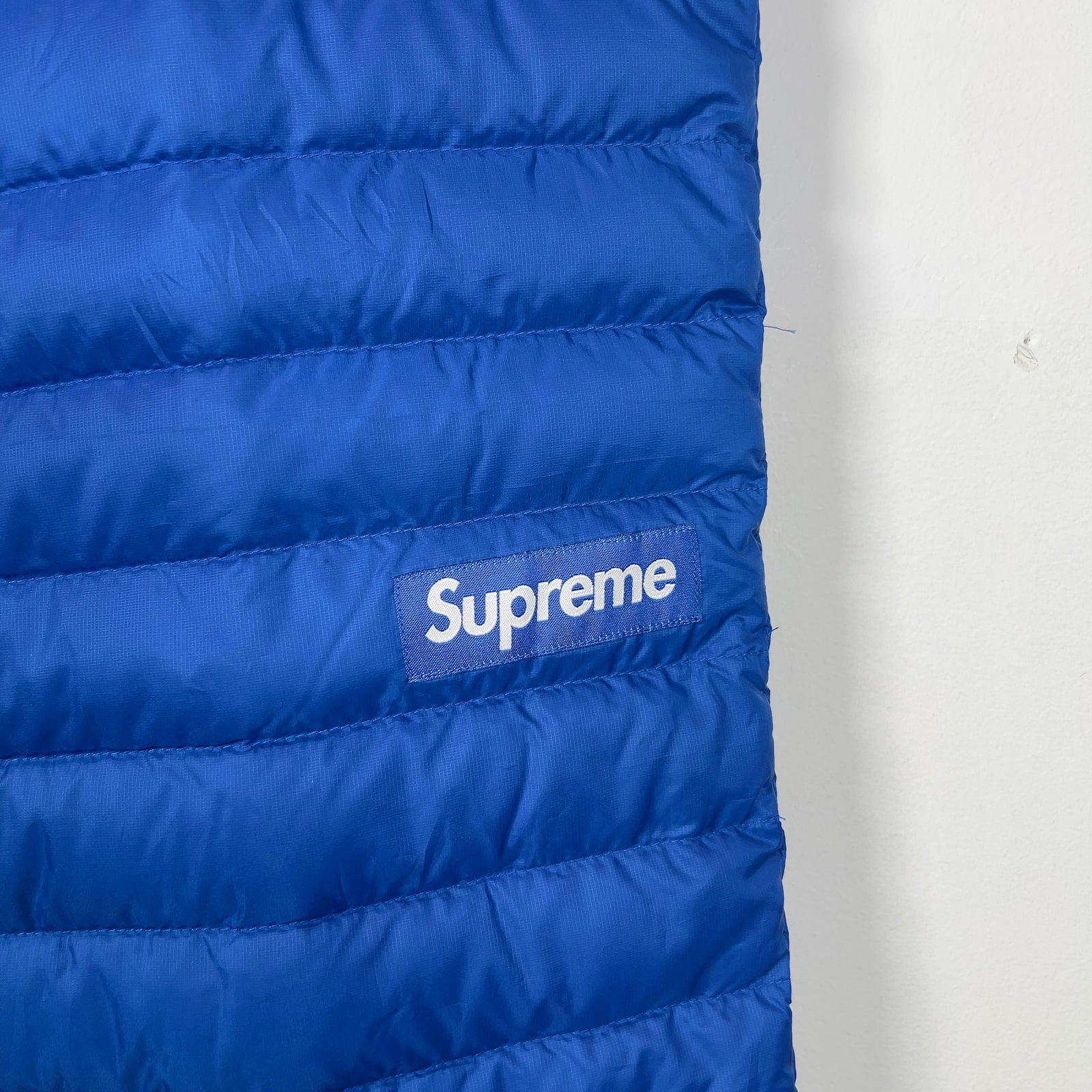 Supreme Blue Micro Puffer Sweatpants