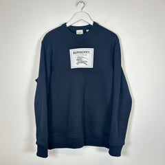 Burberry Navy Equestrian Knight Sweatshirt Size M