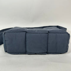 Bottega Veneta Navy Padded Tech Cassette Shoulder Bag
