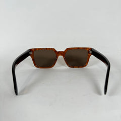 Prada Cognac Brown Stone Sunglasses