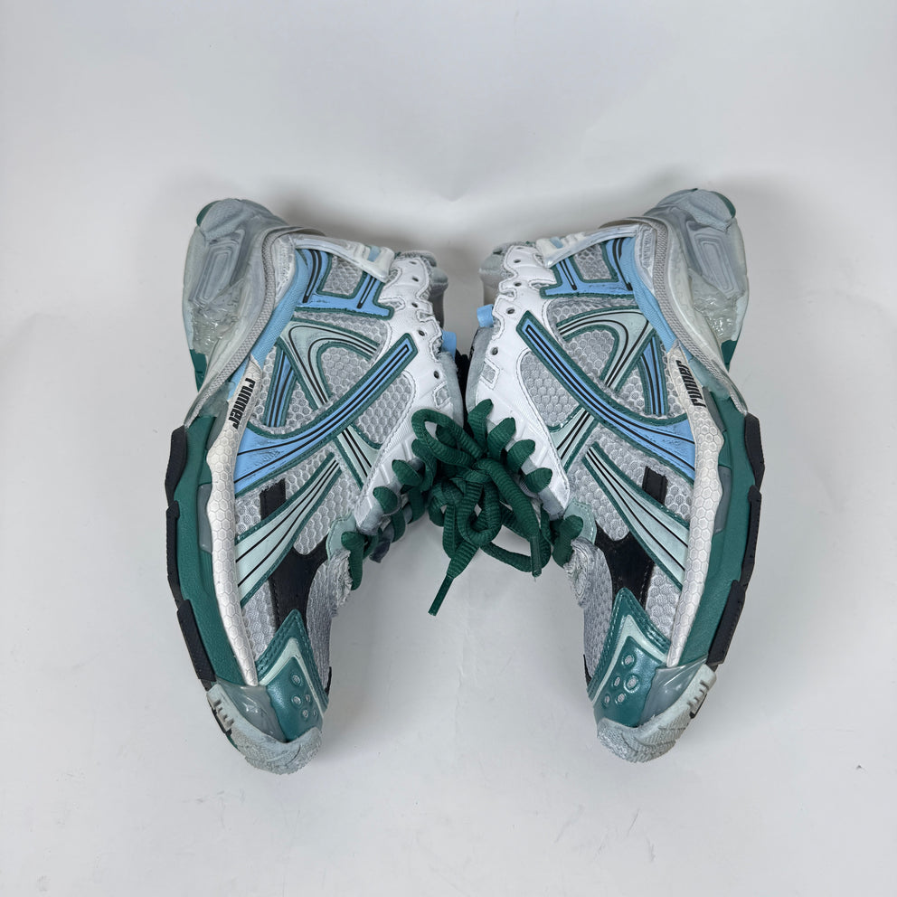 Balenciaga Green/Blue Runners Size 38