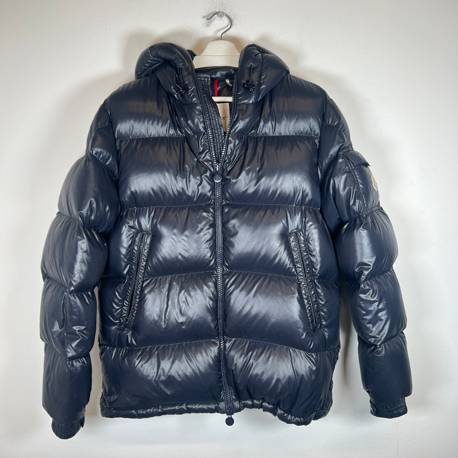 Moncler Navy Ecrins Giubbotto Puffer Jacket Size 3