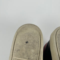 Saint Laurent Black/Red Metallic SL/10 Hightop Sneaker Size 7