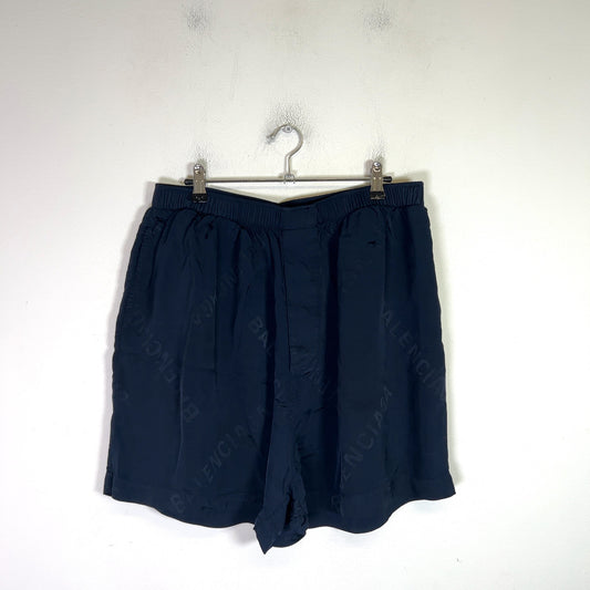 Balenciaga SS26 Monogram Viscose Shorts