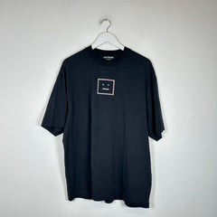 Acne Studios Black Studded Face T-shirt Size L