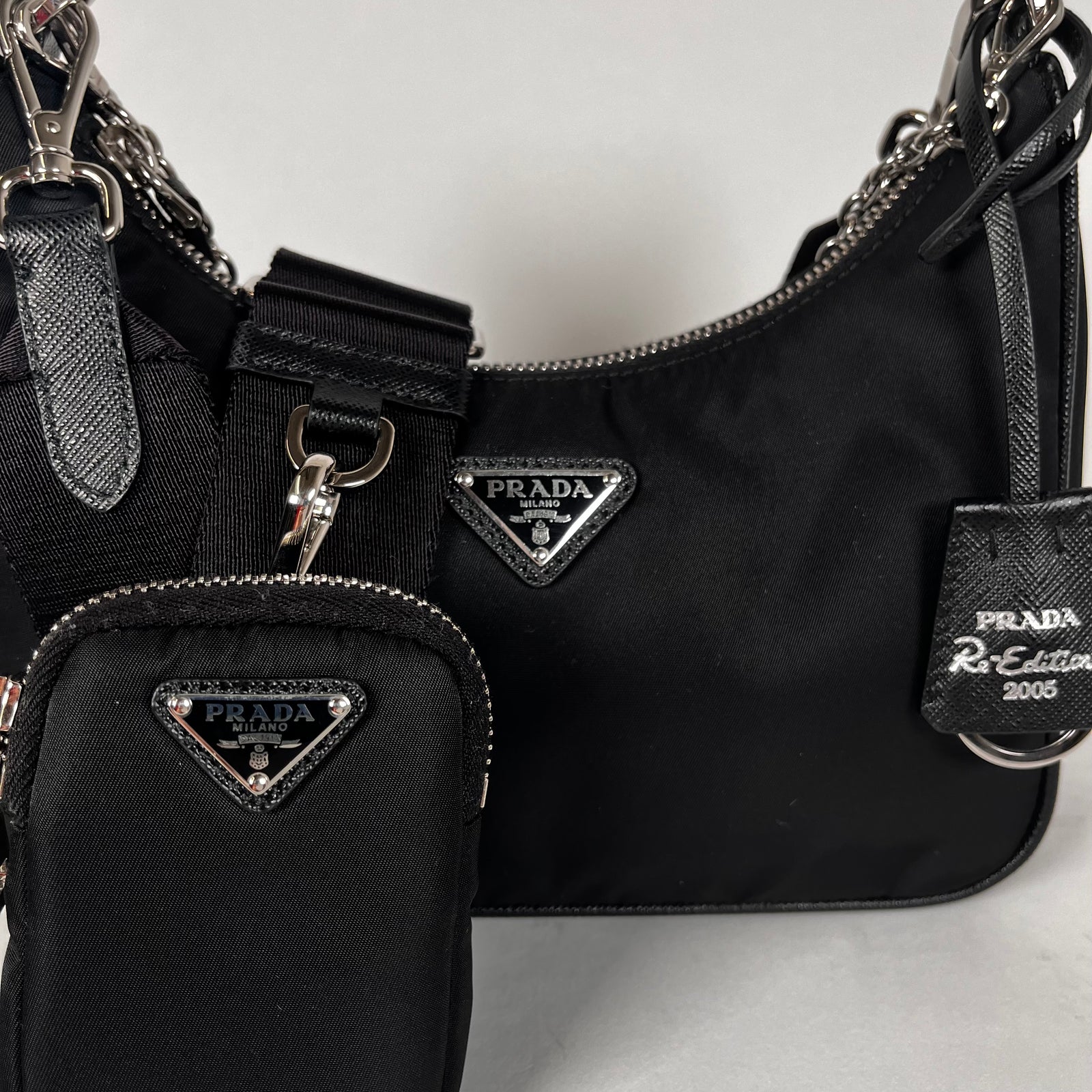Prada Tessuto Hobo Re-Edition 2005