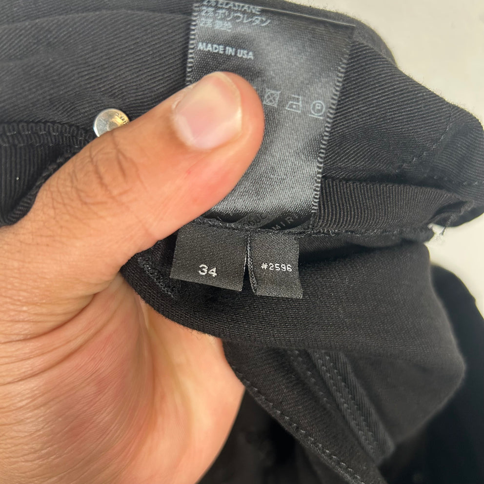 Amiri Black Distressed Thrasher Jeans Size 34