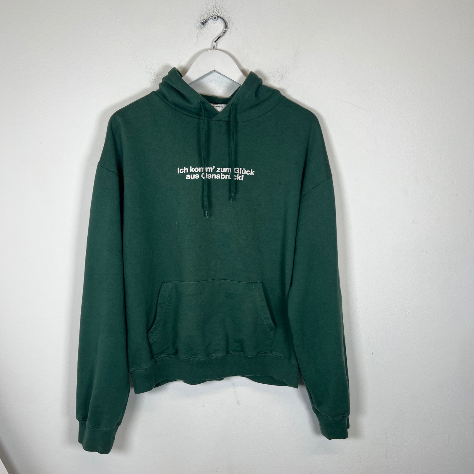 Vetements Green German Tourist Hoodie Size S