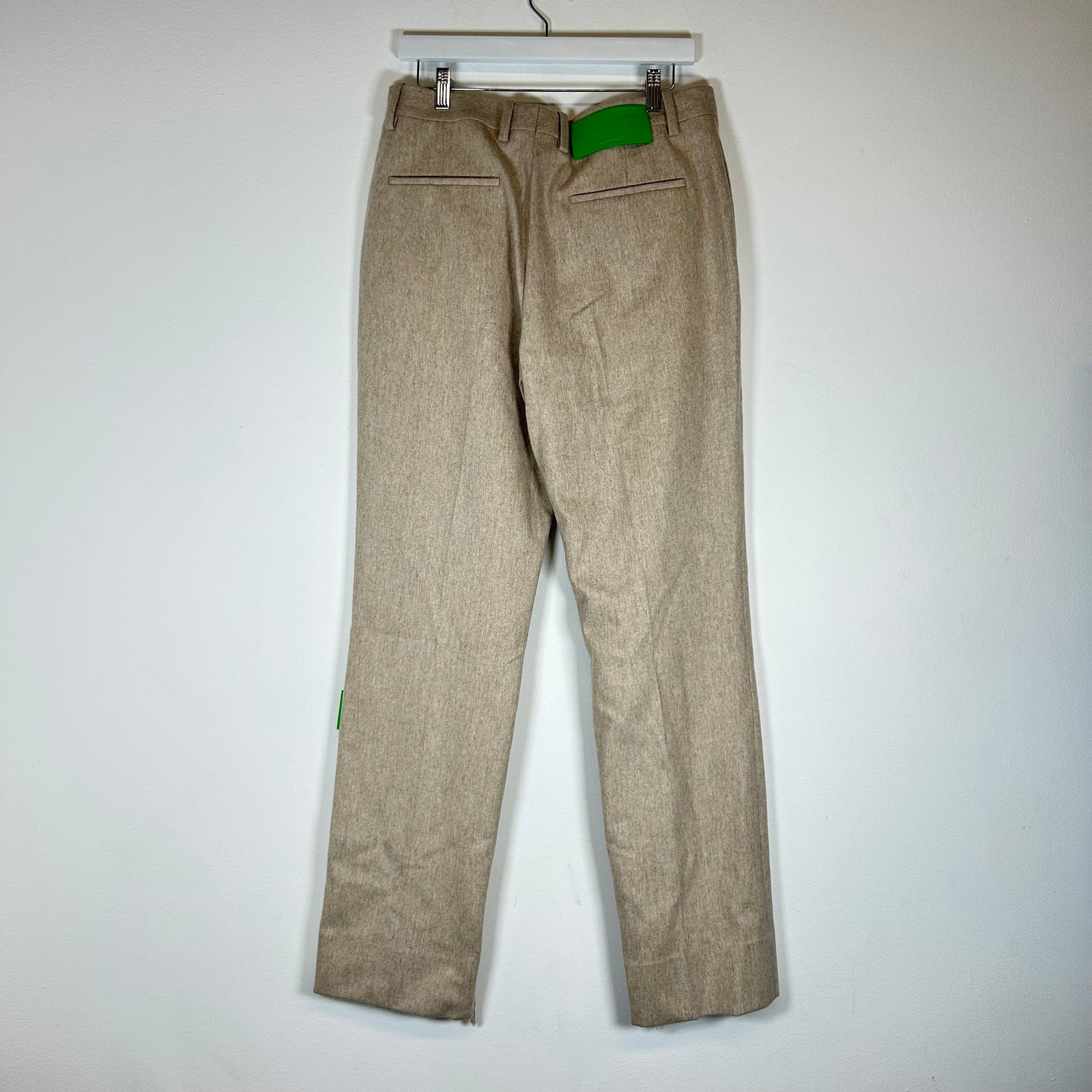 Off-White Beige Wool Pants Size 32