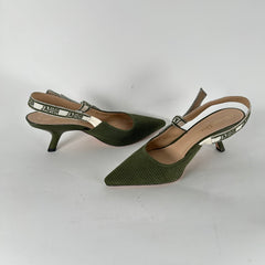 Dior J'adior Gren Slingback Pumps Size 39