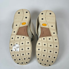 Visvim White Huron Lhamo Hi-Folk Sneaker Size 9.5