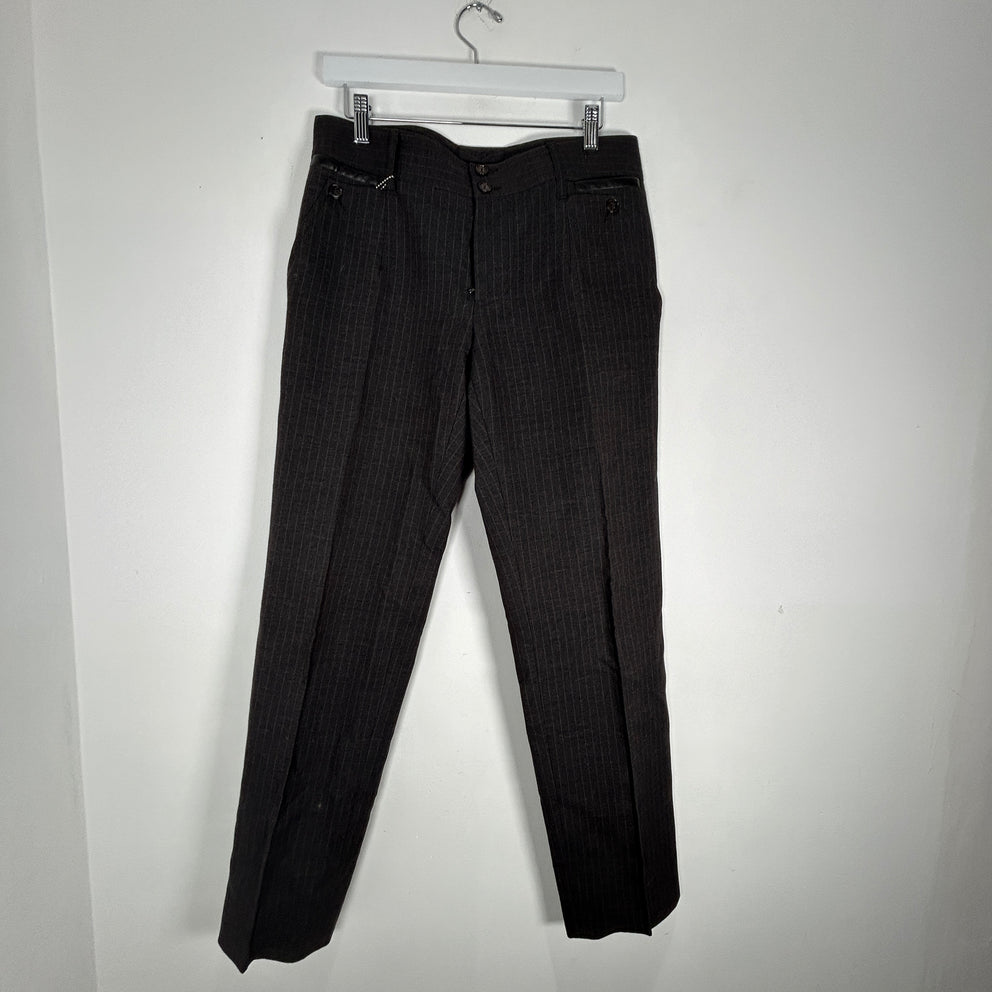 Dolce Gabbana Pinstripe Slacks Size 30