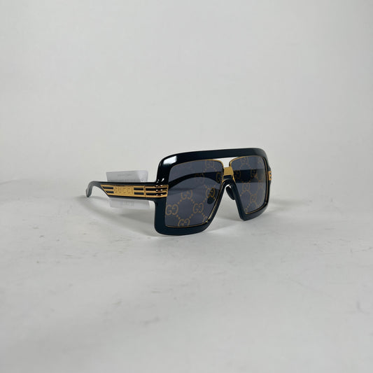 Gucci Square Frame Glasses GG Lenses
