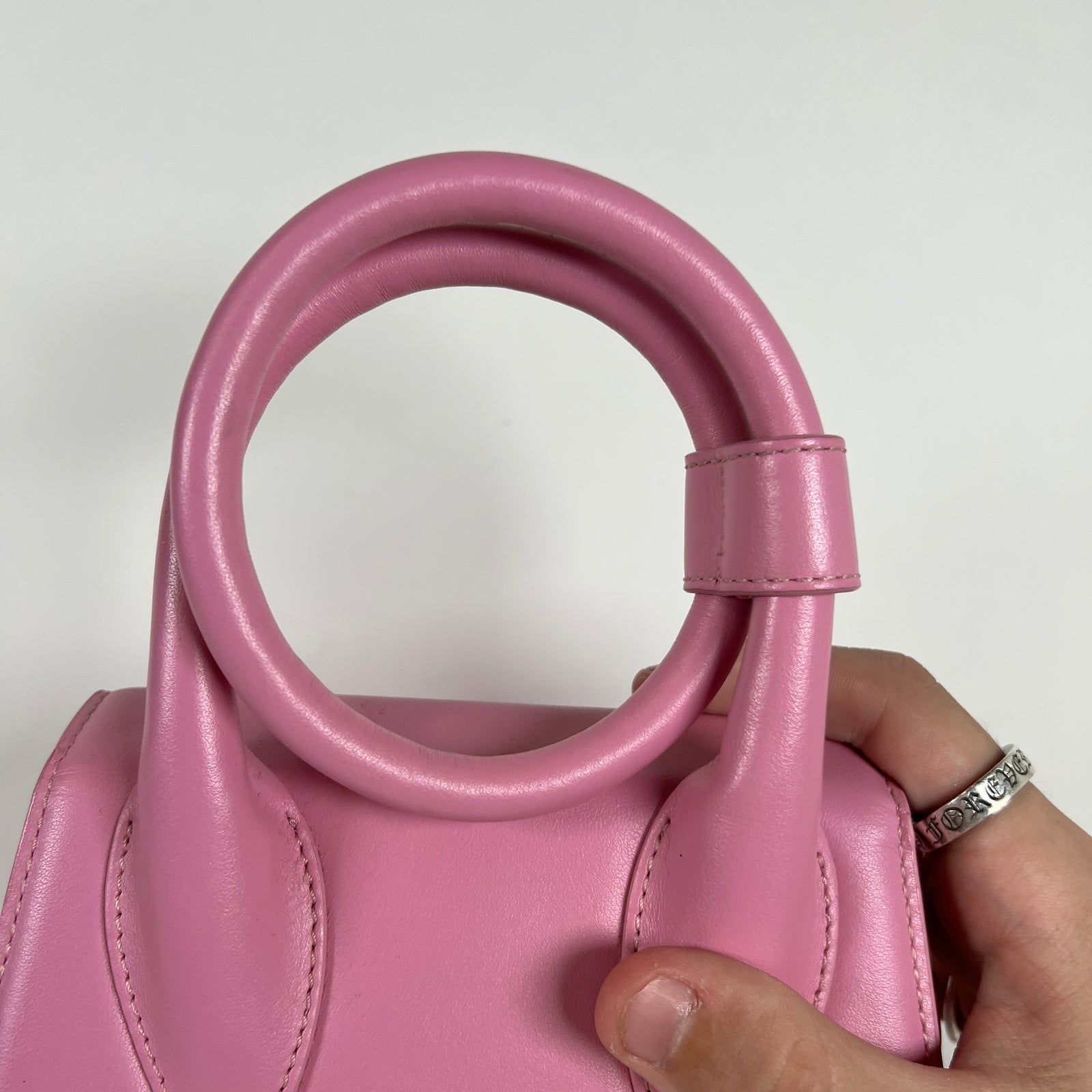 Jacquemus Le Chiquito Noeud Handle Bag Pink
