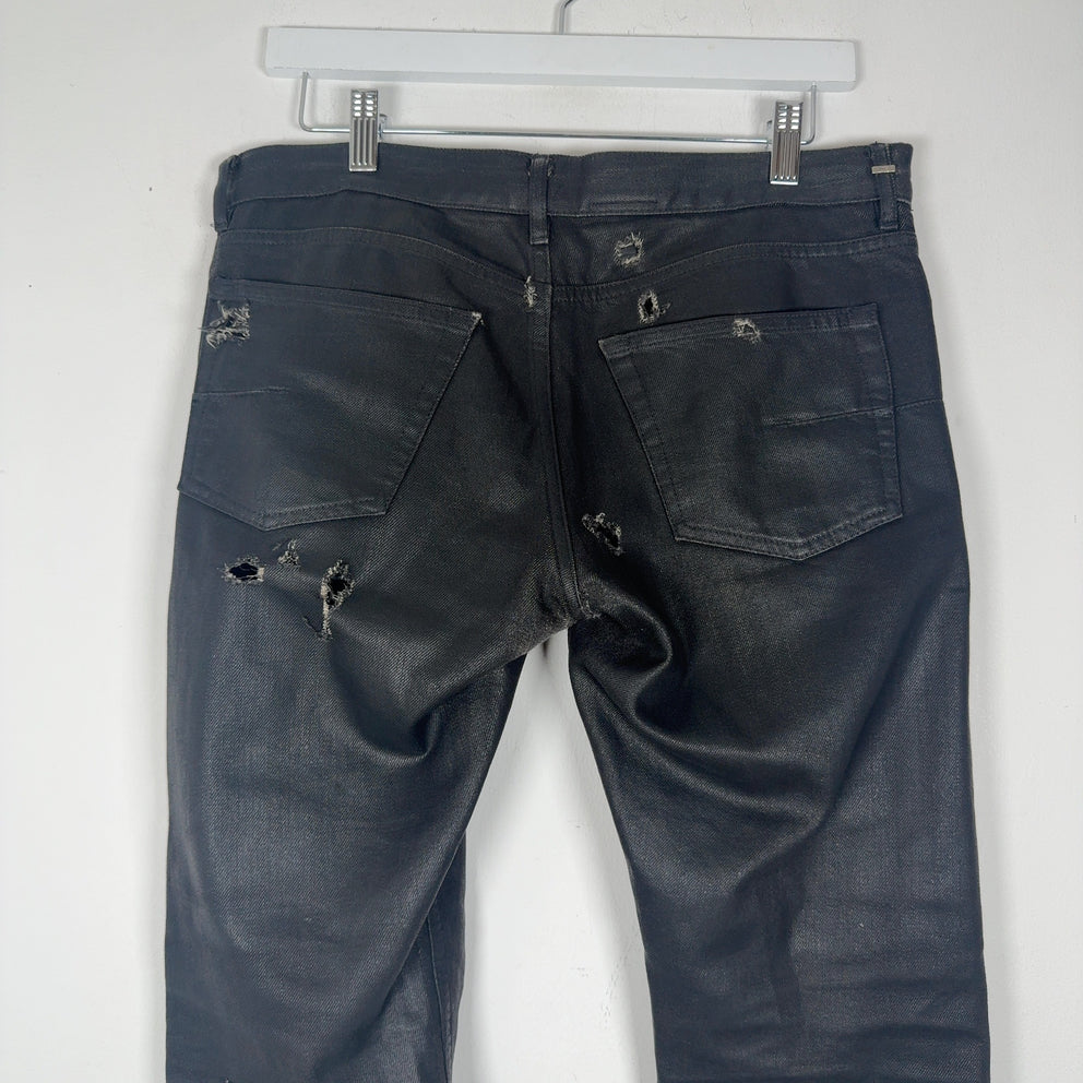 Dior SS04 'Strip' Denim Jeans