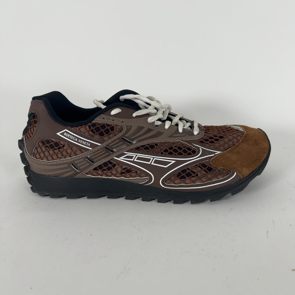 Bottega Veneta Orbit Star Anise Pinecone Lowtop Sneakers Size 42