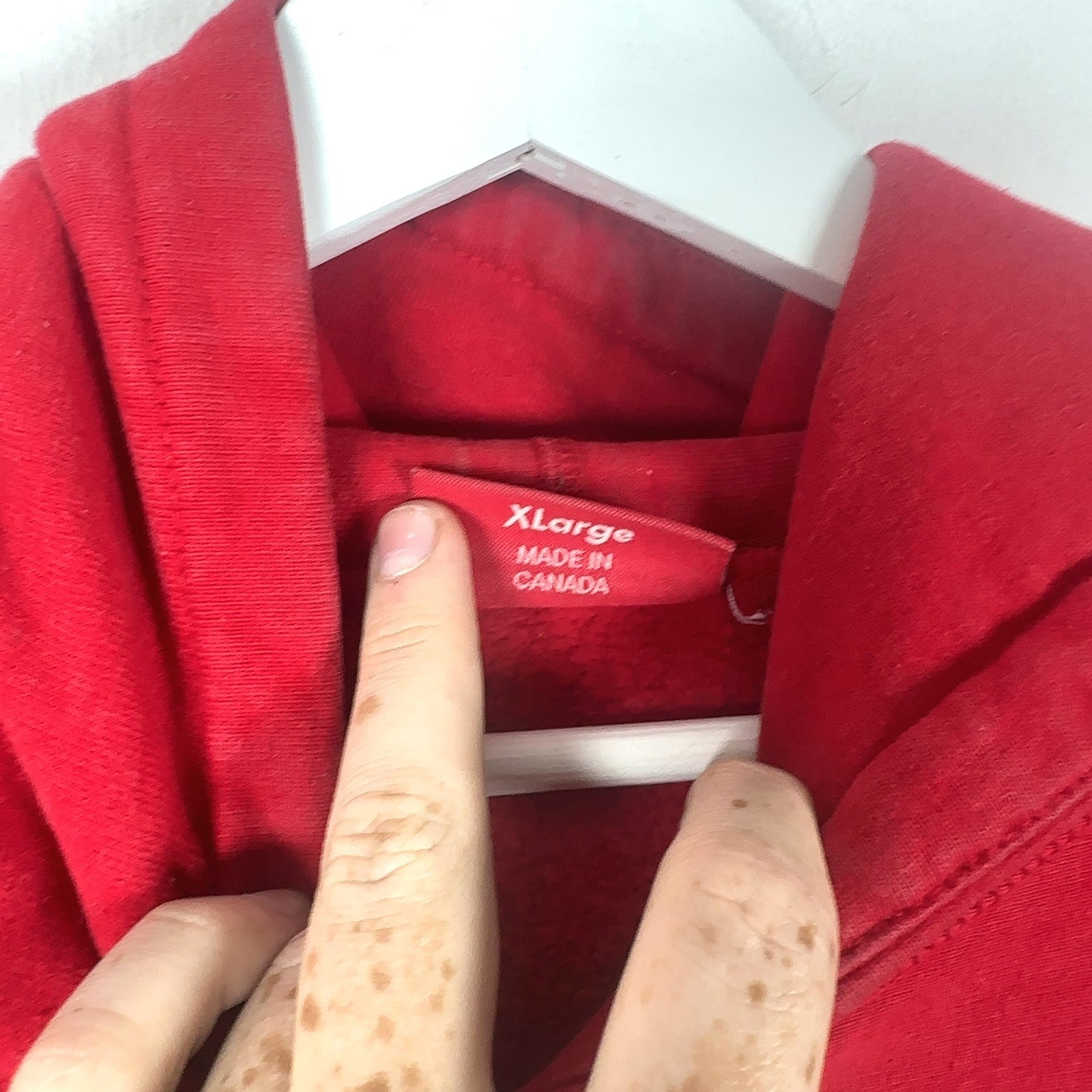 Supreme Red Arabic Logo Hoodie