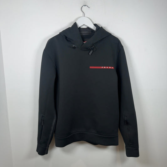 Prada Sport Recycled Double Jersey Hoodie