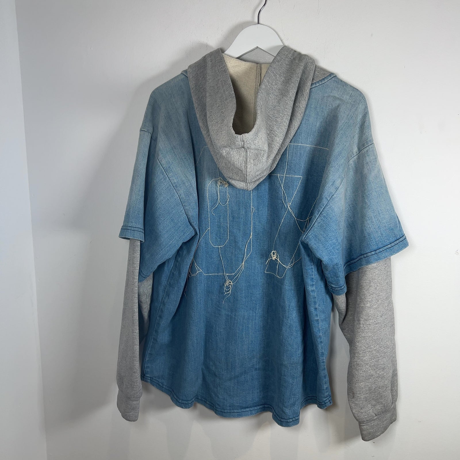 Satoshi Nakamoto Knapp Ranch Jean Hybrid Baseball Hoodie Jacket