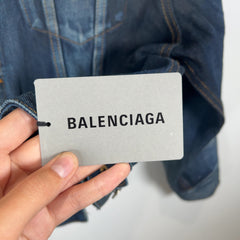 Balenciaga 'Dirty Swing' Denim Jacket