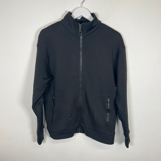 Louis Vuitton Black Monogram Zip Up Size L