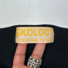 Skoloct Black Cross Beanie