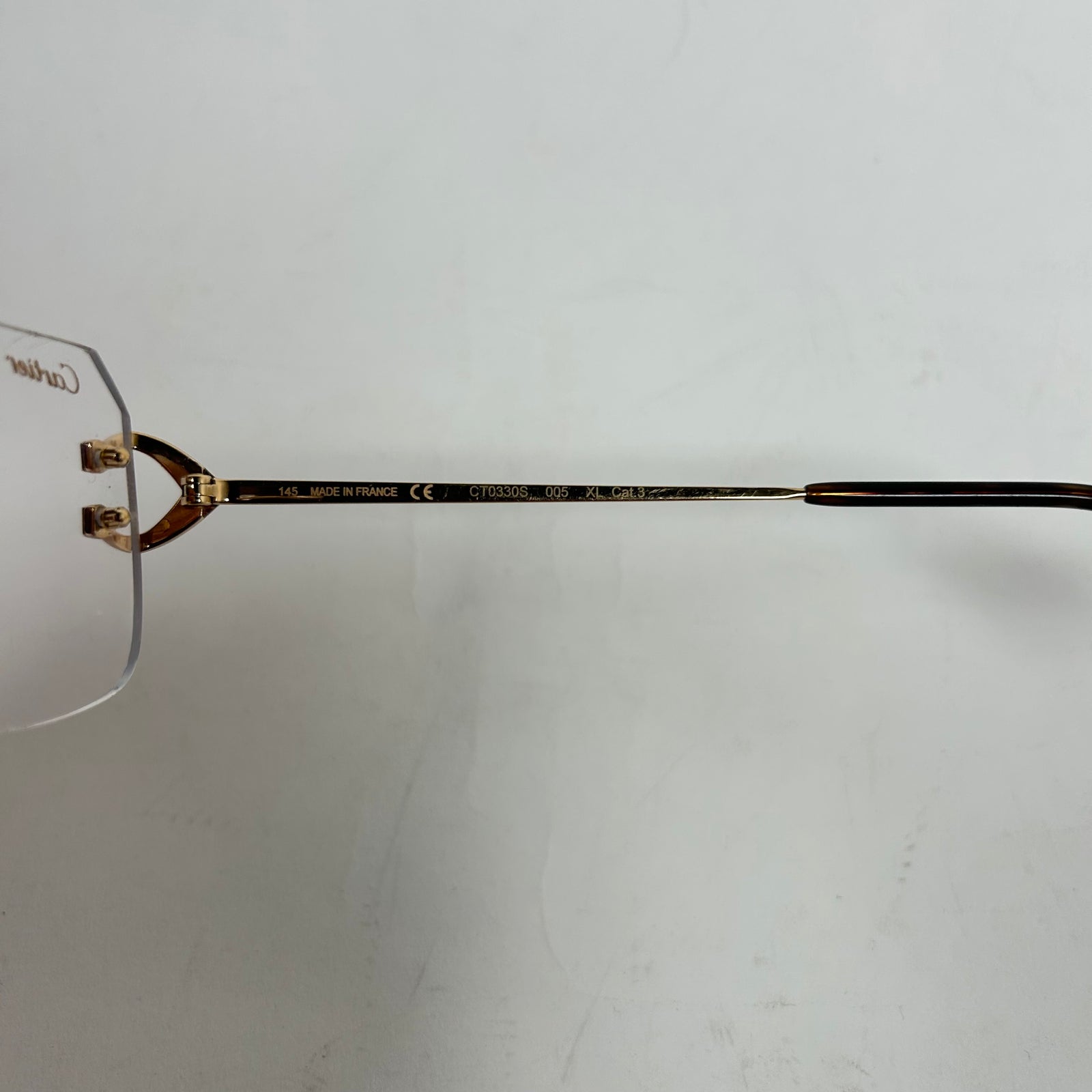 Cartier Clear Lens C Wire Frames